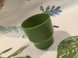 画像6: Vintage Plastic Cup & Dish Green Set