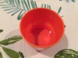 画像7: Vintage Plastic Cup & Dish Orange Set