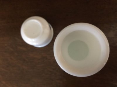 画像4: ＊宝酒造　松竹梅　ミルクグラス　お猪口と徳利セット