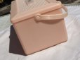 画像5: Plastic Vintage Pink Vanity Box with Handle
