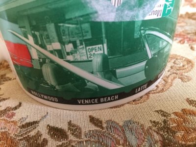 画像5: スターバックス 1999年ロサンジェルス限定販売 陶器マグ(大）570ml　