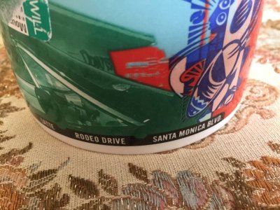 画像6: スターバックス 1999年ロサンジェルス限定販売 陶器マグ(大）570ml　