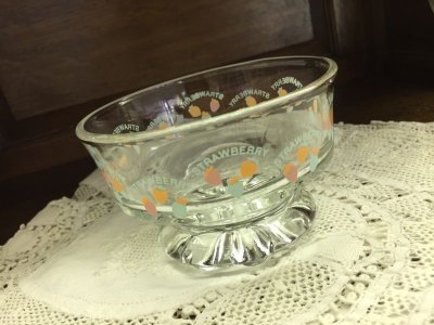 画像3: ＊ビンテージ　パステル・ストロベリー　シャーベットグラス