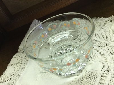 画像4: ＊ビンテージ　パステル・ストロベリー　シャーベットグラス