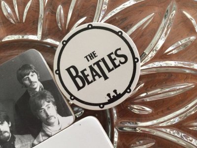 画像4: 新品　ビートルズ・マグネット　白黒　5pc セット　＃１