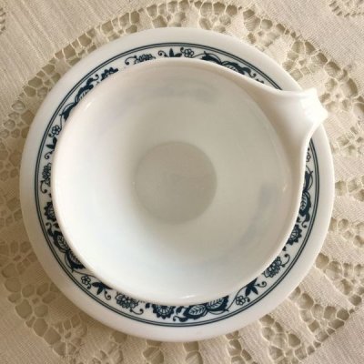 画像4: コレール (コーニング社）オールドタウンブルー オープンハンドルカップ＆ソーサー