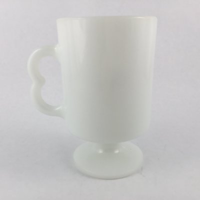 画像3: ビンテージ ミルクグラス 21st フェアグレン アート フェスティバル フッテッドマグ 1983年