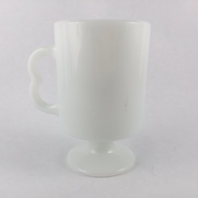 画像3: ビンテージ ミルクグラス 22nd フェアグレン アート フェスティバル フッテッドマグ 1984年