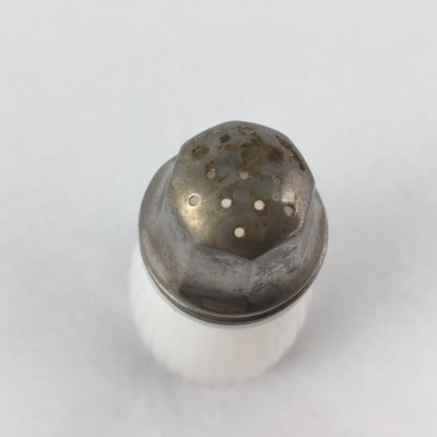 画像5: ＊超ビンテージ ミルクグラス　黒胡椒　シェイカー