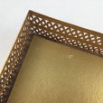 画像6: ビンテージ・ゴールドメタル・フィリグリー　ティッシュボックス・長方形型 カバー  