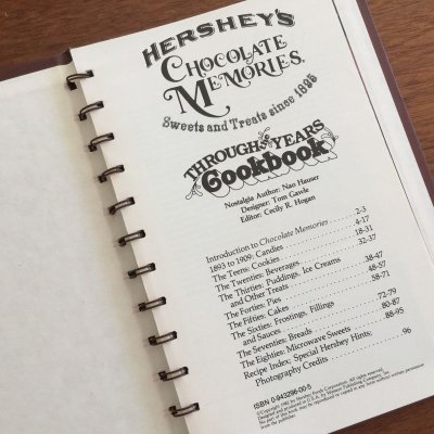 画像4: ＊　ハーシーズ チョコレート・メモリーズ クッキングブック  1982年