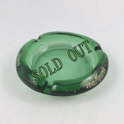 画像1: sold ビンテージ　グリーン 灰皿　レストラン・トムモアーズ（ネバダ州リノ）ホリデー・ホテル