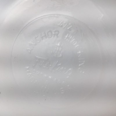 画像5: ファイヤーキング ミルクグラス ブルーコーンフラワー ミニ・キャセロール フタ付 12oz (350ml)