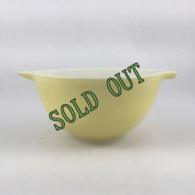 画像1: sold＊パイレックス　ミルクグラス　シンデレラボウル(S)イエロー