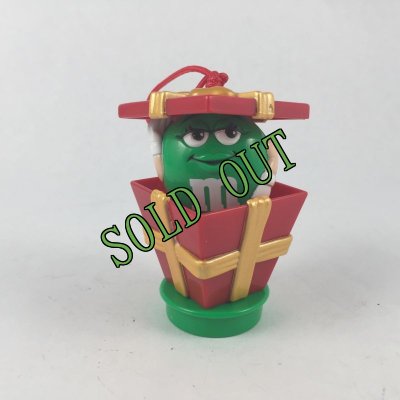 画像1: sold＊　M&M'sクリスマス・オーナメント　グリーン・ギフト 