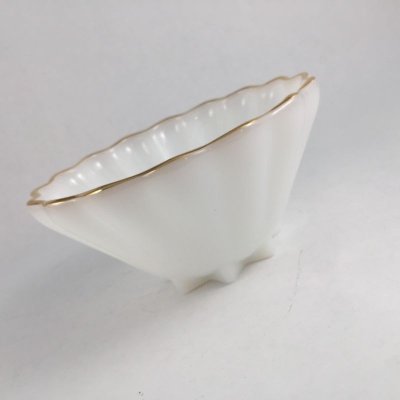 画像7: ＊ファイヤーキング レイチェル・ミルクグラス ゴールドトリム・ボウル 1960s~1970s