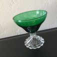 画像2: sold アンカーホッキング　ブーピーバープル　フォレストグリーン　シャンパングラス（シャーベットグラス） (2)