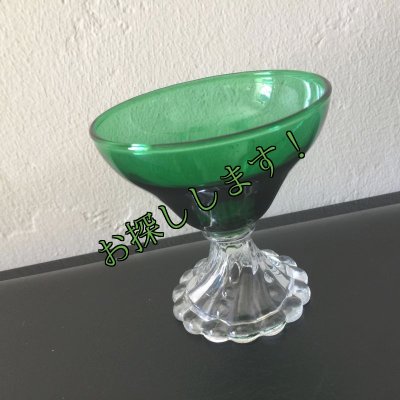 画像2: sold アンカーホッキング　ブーピーバープル　フォレストグリーン　シャンパングラス（シャーベットグラス）