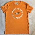 【限定奉仕品】古着　ホリスター・カリフォルニア　オレンジ T-シャツ　 サイズ-M