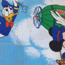 他の写真2: ディズニー　ミッキー&ミニー&　気球/風船　ツインサイズ　フラットシーツ