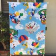 画像4: ディズニー　ミッキー&ミニー&　気球/風船　ツインサイズ　フラットシーツ