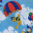 画像2: ディズニー　ミッキー&ミニー&　気球/風船　ツインサイズ　フラットシーツ (2)