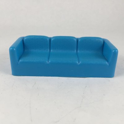 画像5: ビンテージ フィシャープライス ソファーに座る（立つ？）お父さんと2人の子供達 4ps セット