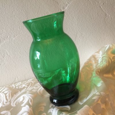 画像1: ファイヤーキング　フォレストグリーン（1950年〜1965年）花瓶　未使用品？！