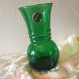 画像1: ファイヤーキング　フォレストグリーン（1950年〜1965年）花瓶　タグ付（新品？！）！ (1)