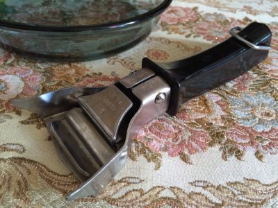 画像7: パイレックス　1940年代ブルーグラスフレームウェア　スキレット　ハンドル付