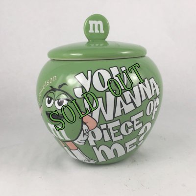 画像1: sold M&M's グリーン・クッキージャー 