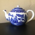 画像3: sold HIC　ブルーウィロー　ティーポット（US 3カップ）陶製茶こしインナー付　日本製