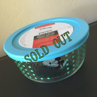 画像3: sold 新品パイレックス　2020年限定販売ディズニーコレクション　ミッキー・マウス　４カップ(946ml) ストレージ（保存容器）　密閉フタ付