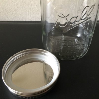 画像3: ビンテージ・ボール・メイソンジャー　ワイド・マウス（32オンス）＋新品ステンレス蓋　1930'-50'