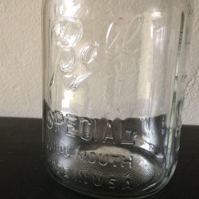 画像12: ビンテージ・ボール・メイソンジャー　ワイド・マウス（32オンス）＋新品ステンレス蓋　1930'-50'