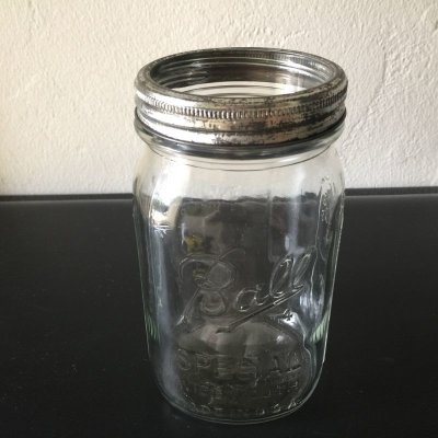 画像5: ビンテージ・ボール・メイソンジャー　ワイド・マウス（32オンス）＋新品ステンレス蓋　1930'-50'
