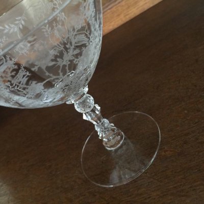 画像4: ビンテージ フォストリア　チンズ・パターン　シャンパン/トールシャーベット・グラス　1940-1973