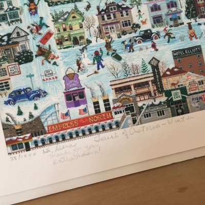 画像4: アート作品　ビル・W・ドッジ (Bill W Dodge)『ウインター（冬）』サイン付 プリント