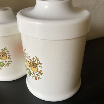 画像9: スパイスオブライフ　ビンテージ・スティール・キャニスター２個セット（L＆M）