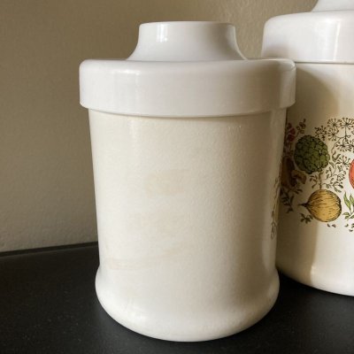 画像3: スパイスオブライフ　ビンテージ・スティール・キャニスター２個セット（L＆M）