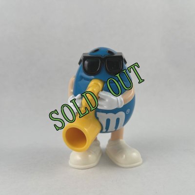 画像1: sold＊　M&M's バーガーキング サックスをふくブルー・ミールトーイ 2012