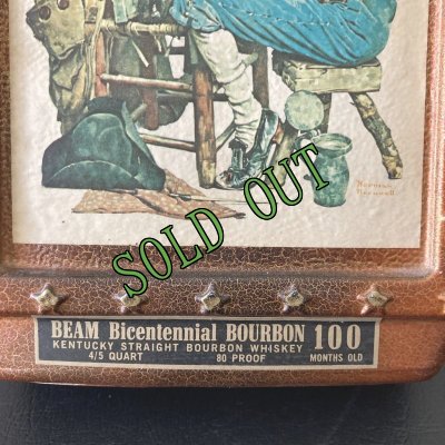 画像2: sold ノーマン・ロックウェル　1976年ジムビーム創業（誕生？）200年記念バーボンウイスキーボトル　サタデーイブニングポスト紙コレクション　1926年2月6日号「コロニアルサインペインター」」