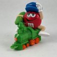 画像1: ＊　M&M's クリスマス・グリーン汽車・クリスマスツリーを運ぶレッド (1)