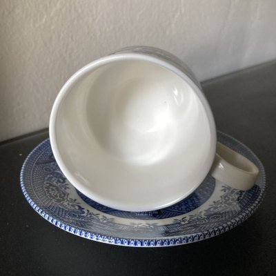 画像12: チャーチル　ブルーウィロー　カップ＆ソーサー　その２　made in England