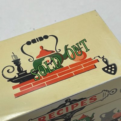 画像2: sold ＊ビンテージ・レシピ缶　ファームハウス柄 1960年代 アメリカ製