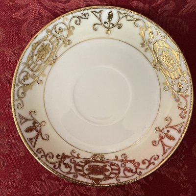 画像13: 里帰りオールドノリタケ　1918〜1941年　175クリスマスボール　 金彩カップ＆ソーサー