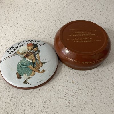 画像7: ノーマン・ロックウェル　サタデーイブニングコレクションシリーズ１「ビー玉チャンピオン」缶々２個セット　