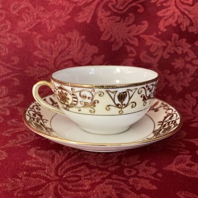 画像4: 里帰りオールドノリタケ　1918〜1941年　175クリスマスボール　 金彩カップ＆ソーサー