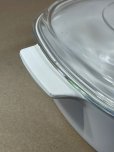 画像6: sold コーニングウエア 　カントリーフェスティバル・フレンドシップ　超耐熱ガラス食器パイロセラム　正方形スキレット　ガラス蓋つき