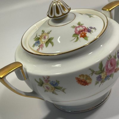 画像3: ＊里帰りオールドノリタケ　フィリス柄 シュガー＆クリーマー 1933年〜製造終了